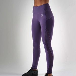 Gymshark Sleek Sculpture Leggings Purple